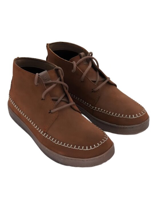 Clarks Men\'s Wallaston Chukka Boots Cola Brown Suede US 9M EU 42 main image 4